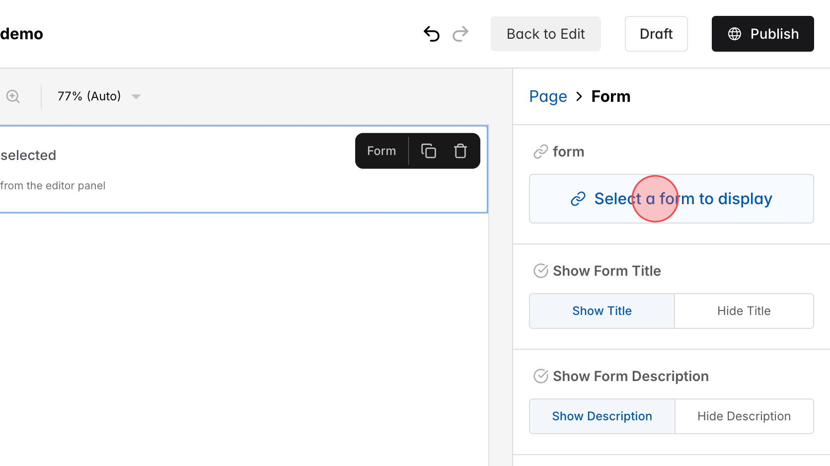 Screenshot for step 2
