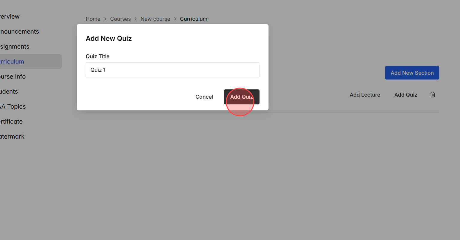 Screenshot for step 3