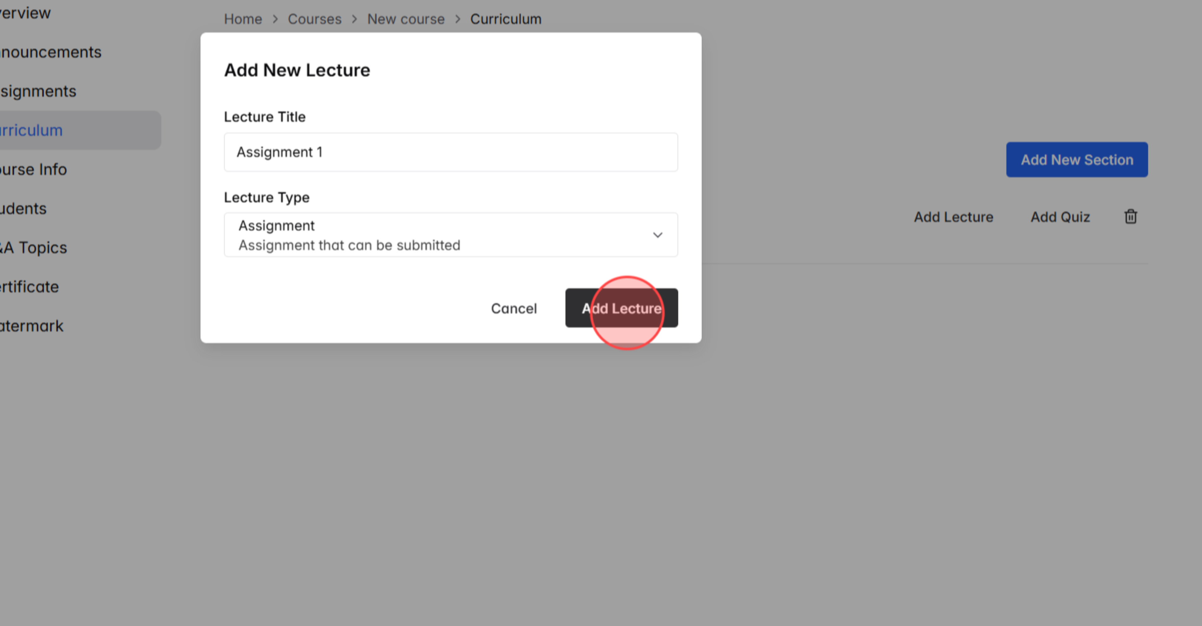 Screenshot for step 5