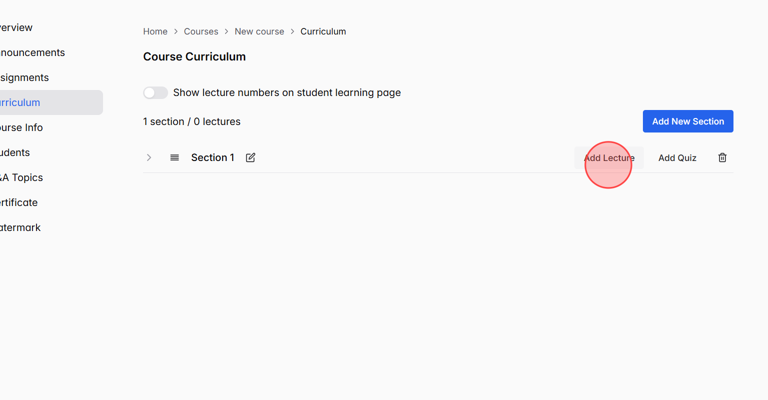 Screenshot for step 1