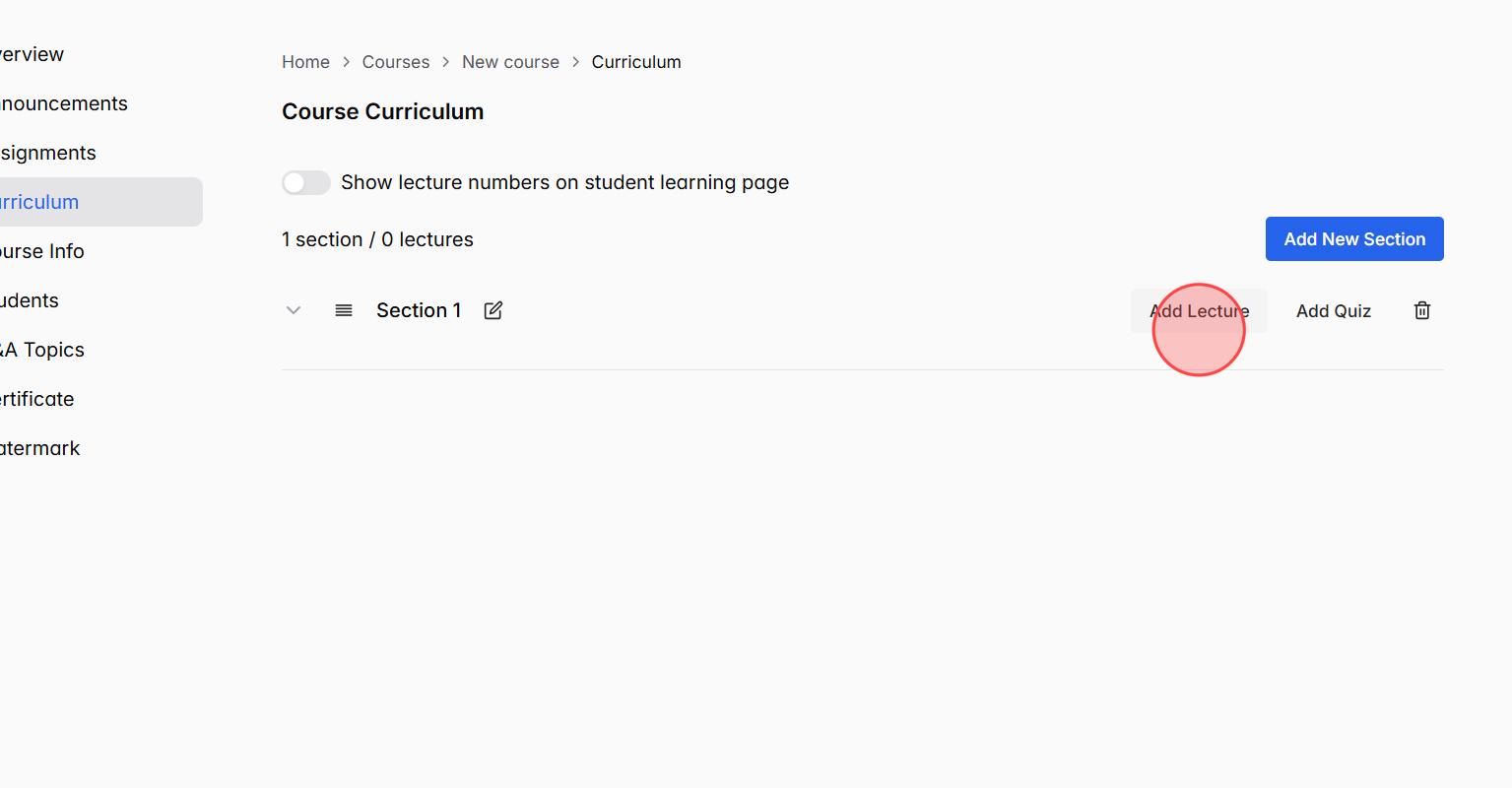Screenshot for step 1