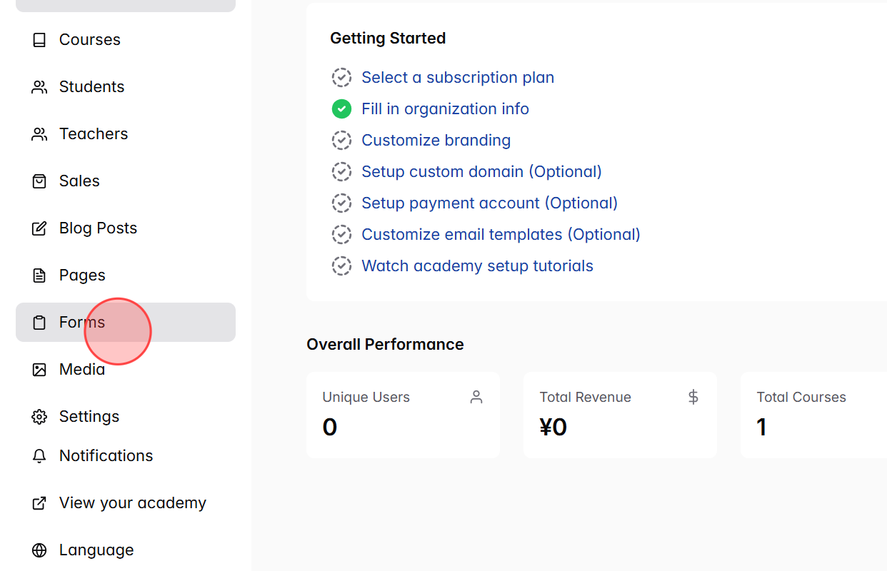 Screenshot for step 1