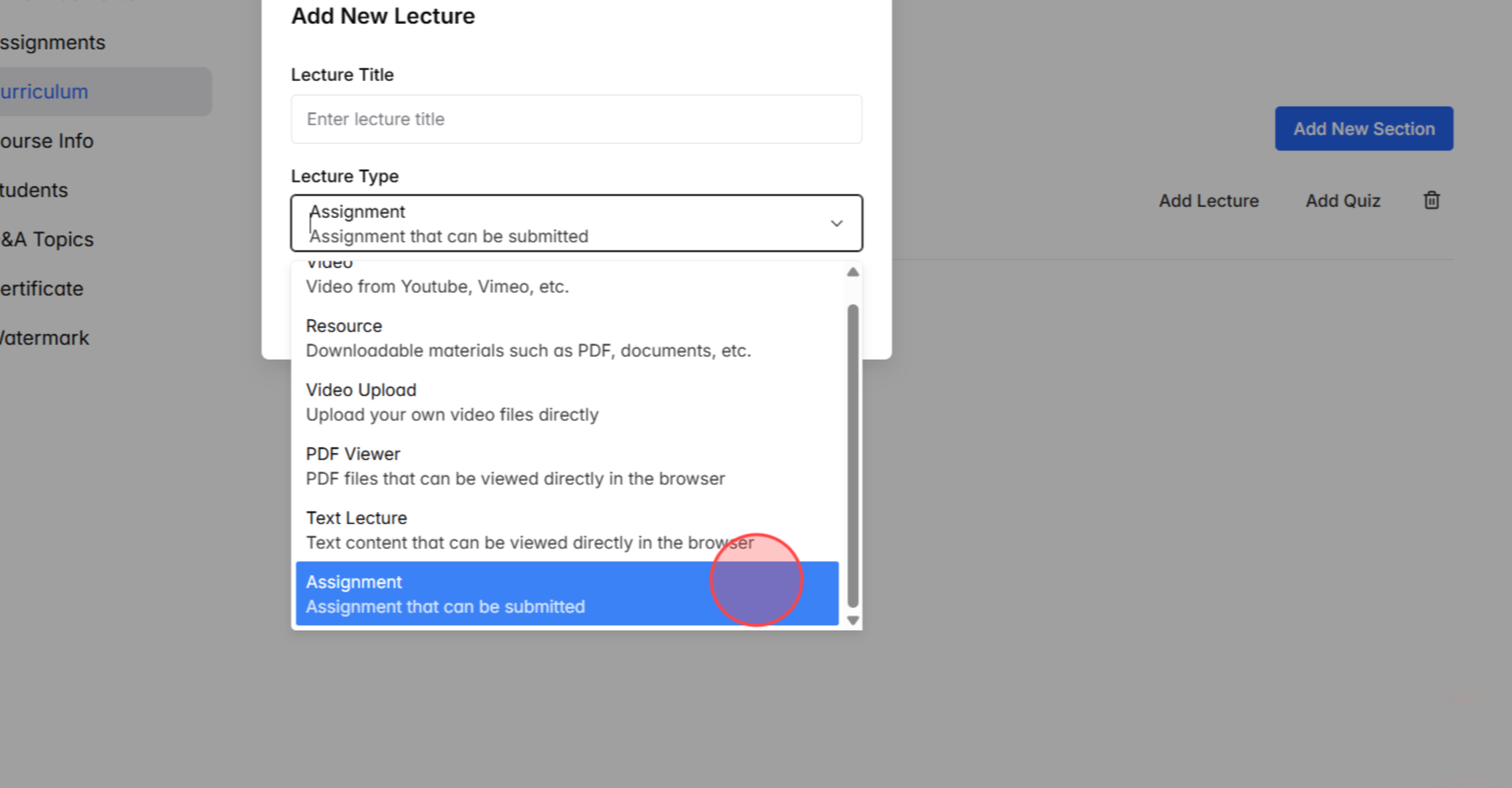 Screenshot for step 3