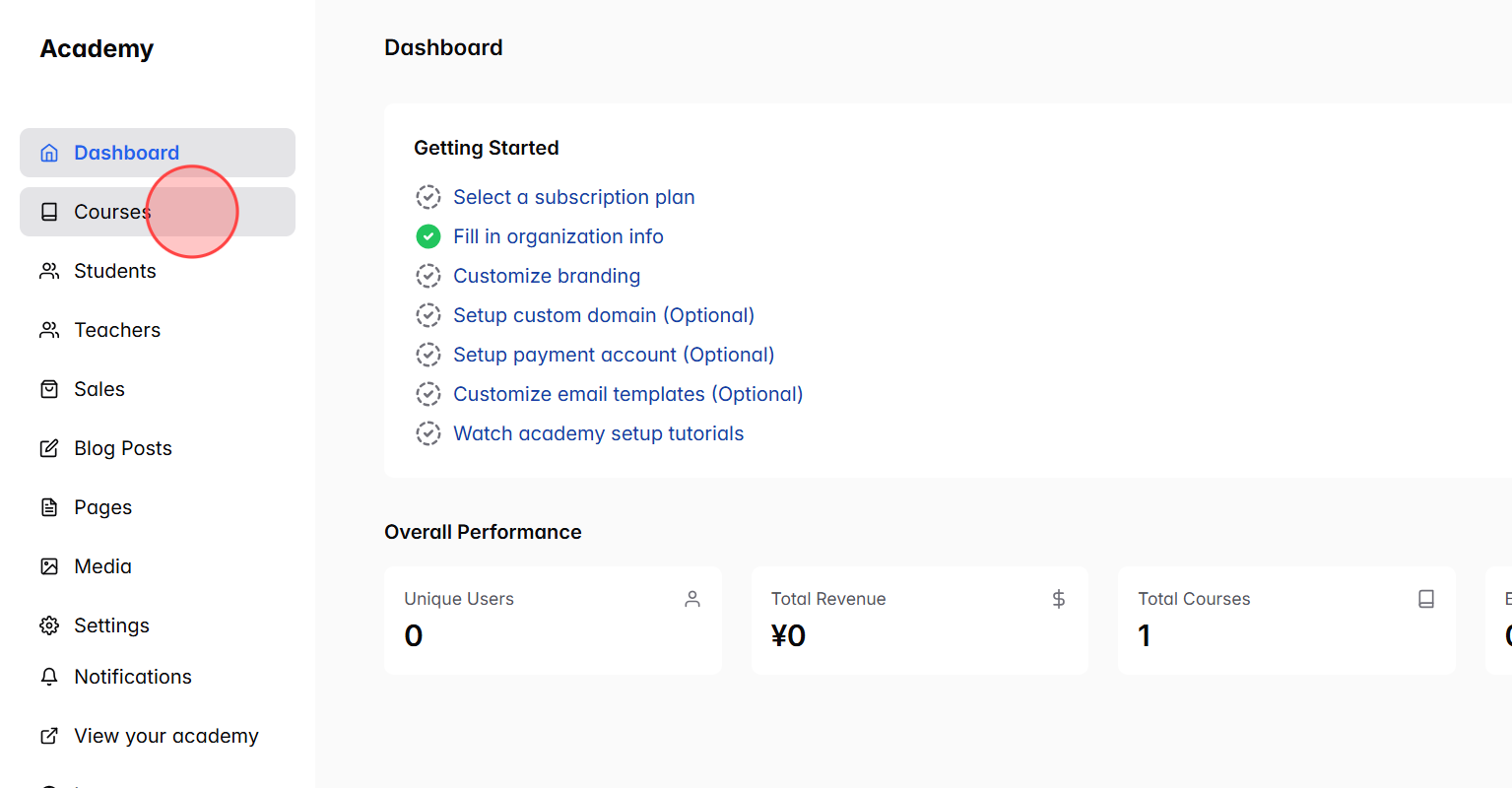 Screenshot for step 1