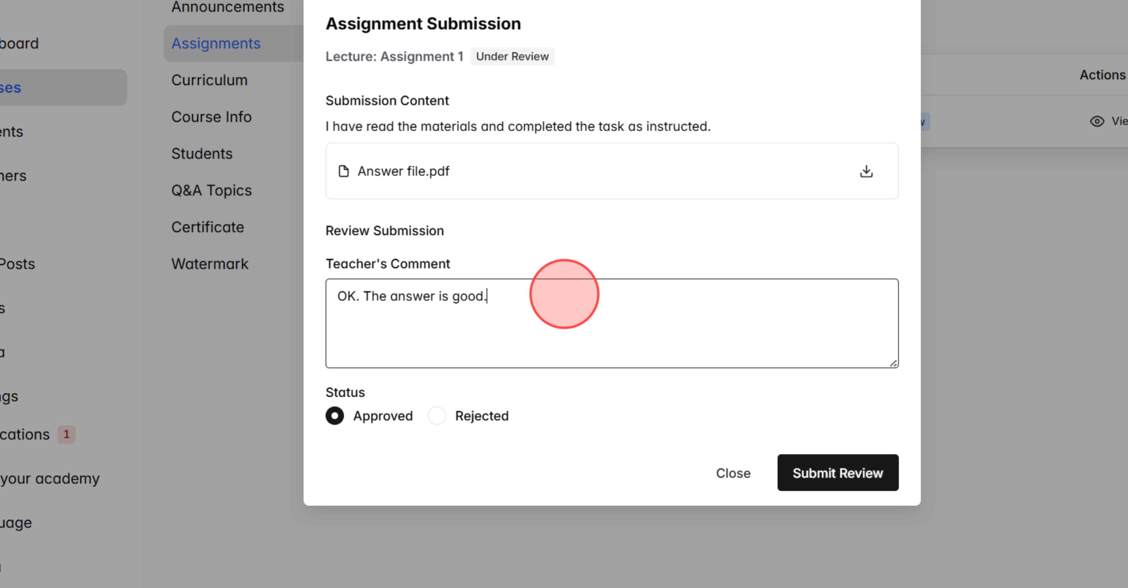 Screenshot for step 6