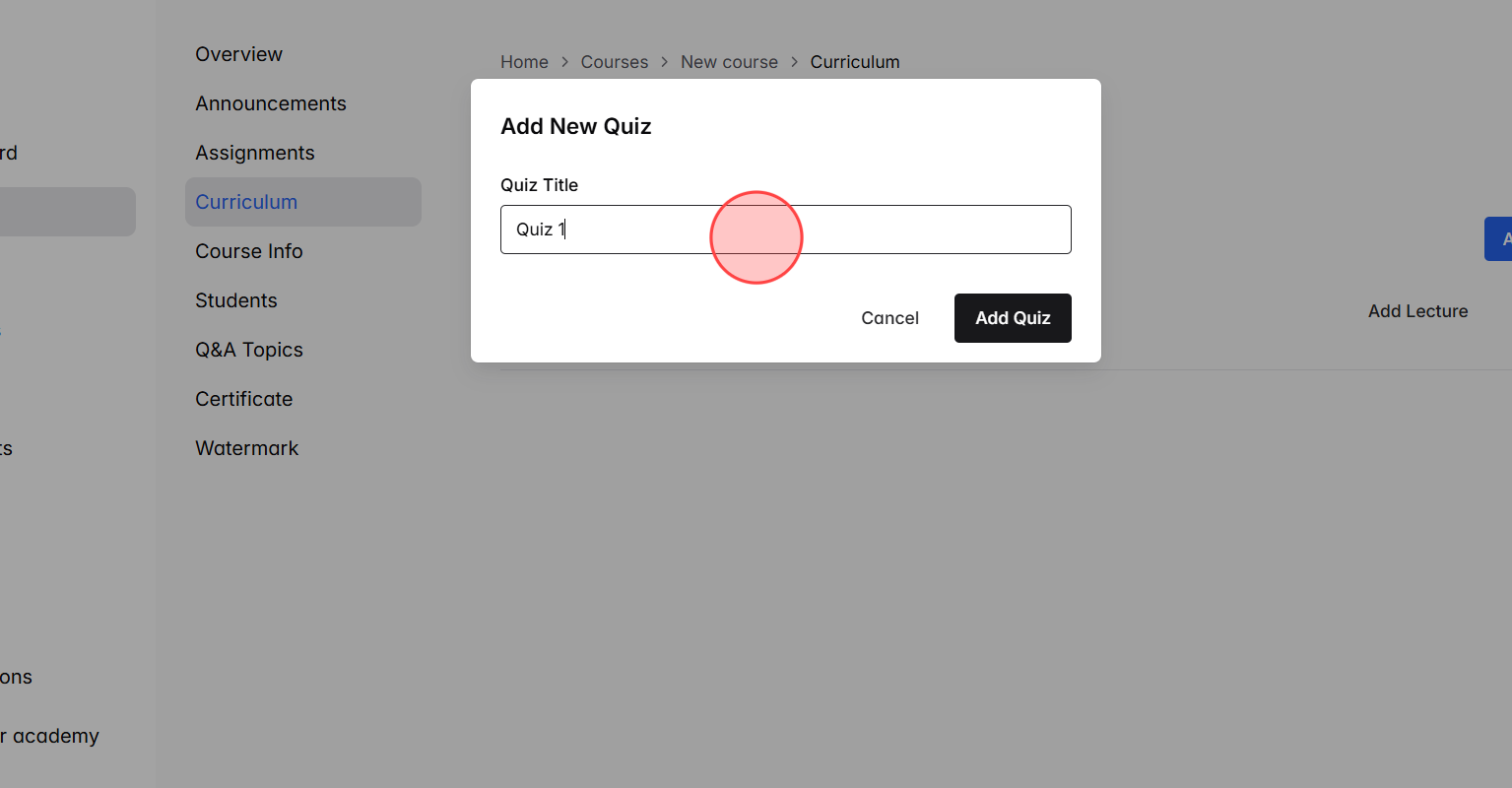 Screenshot for step 2