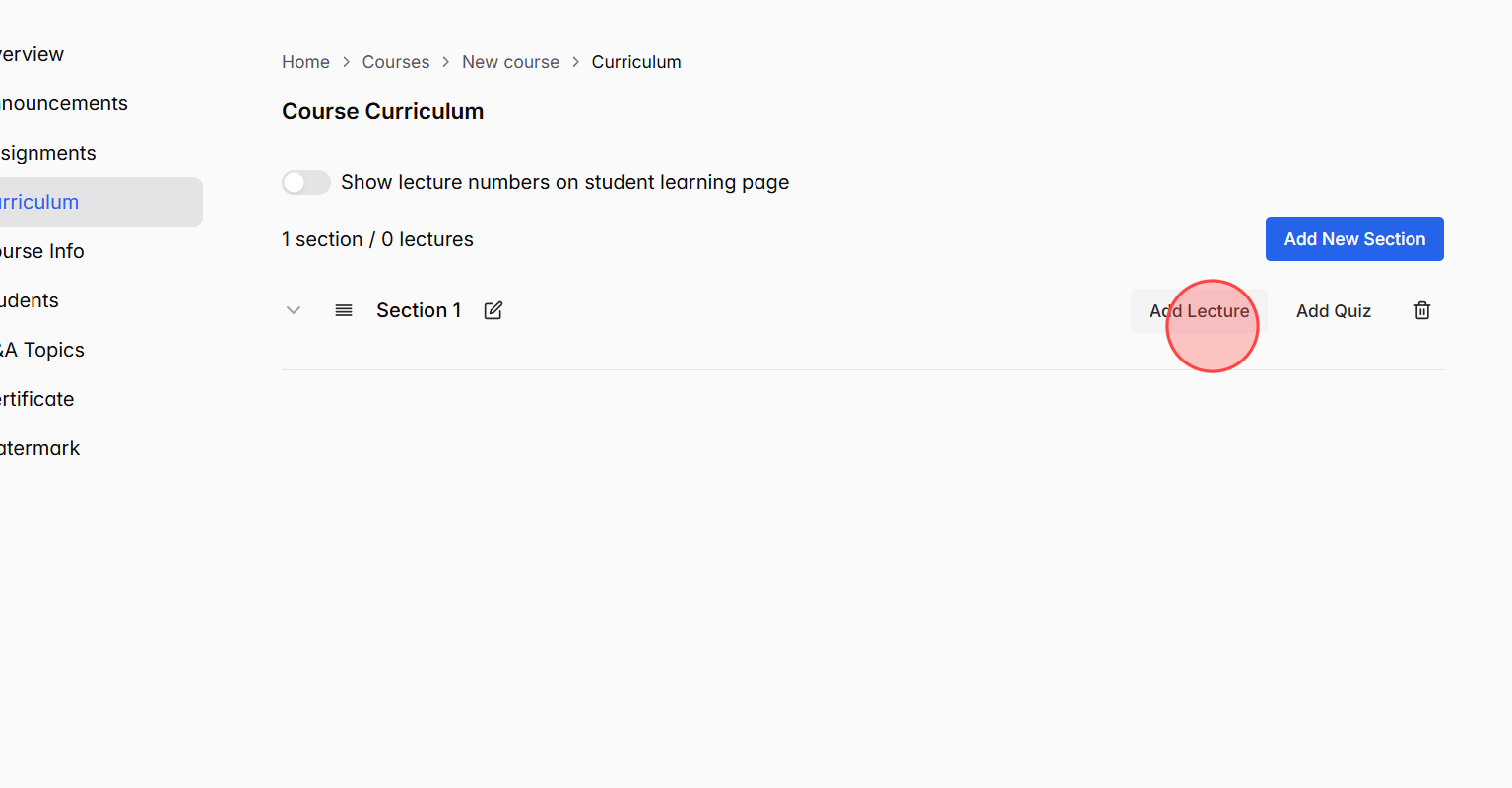Screenshot for step 1