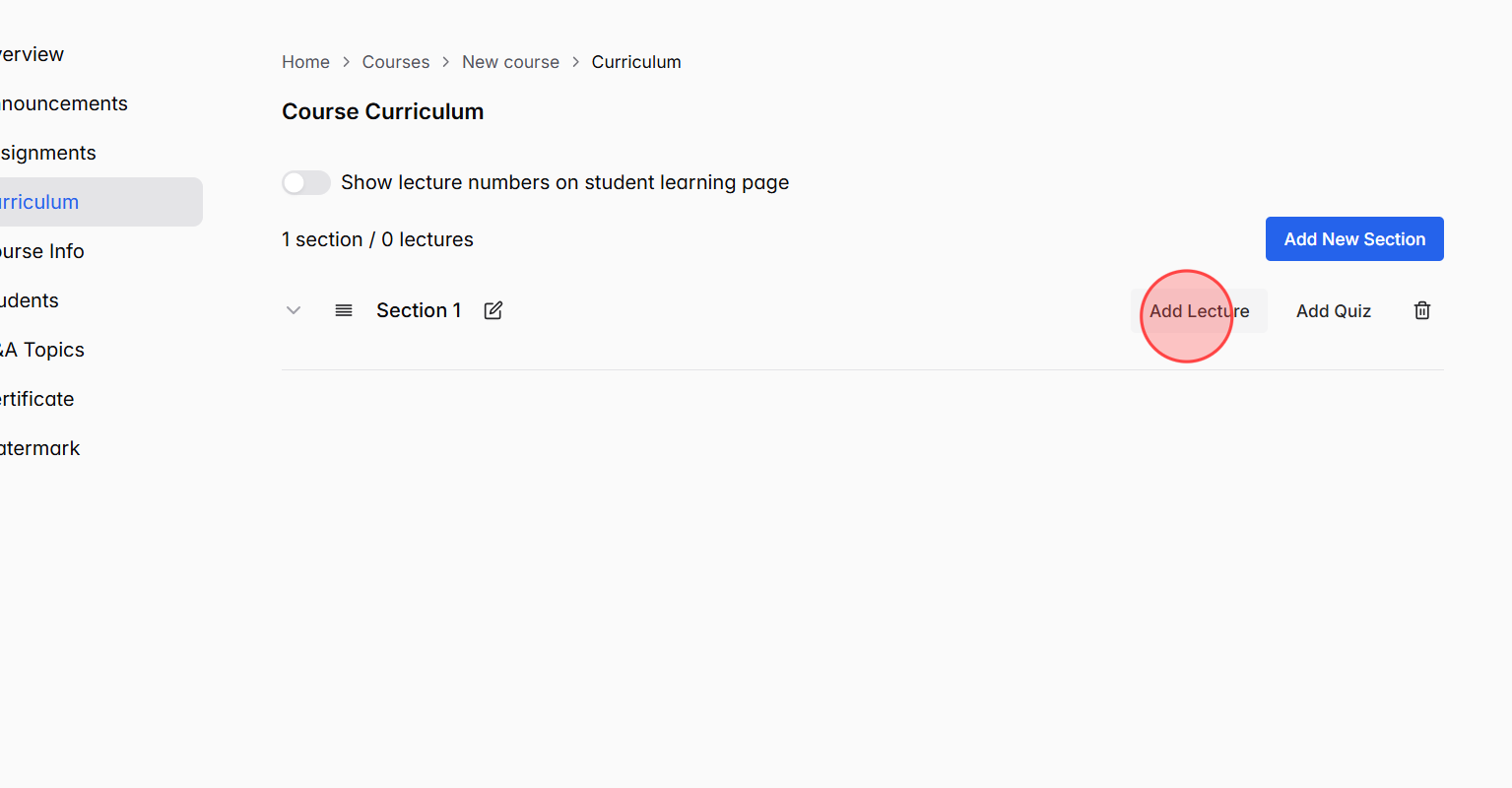 Screenshot for step 1
